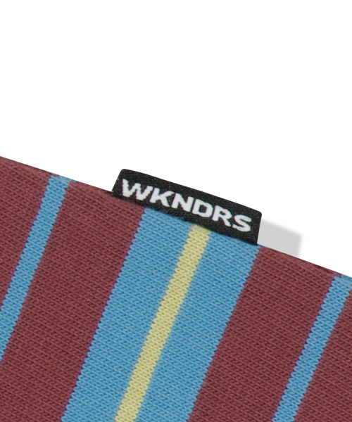 WKNDRS(ウィーキャンドース)の「MULTI STRIPE LS Tシャツ (バーガンディ)(Tシャツ/カットソー・レディース・その他・LARGE/MEDIUM/X-LARGE/SMALL)」の5枚目の写真