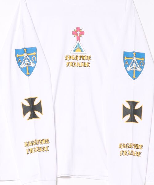 HIGHTIDEFRANKIE（ハイタイドフランキー）の「HIGHTIDEFRANKIE/ハイタイドフランキー/Golden Dawn Long Sleeve（Tシャツ/カットソー・レディース・ホワイト・F）」の3枚目の写真