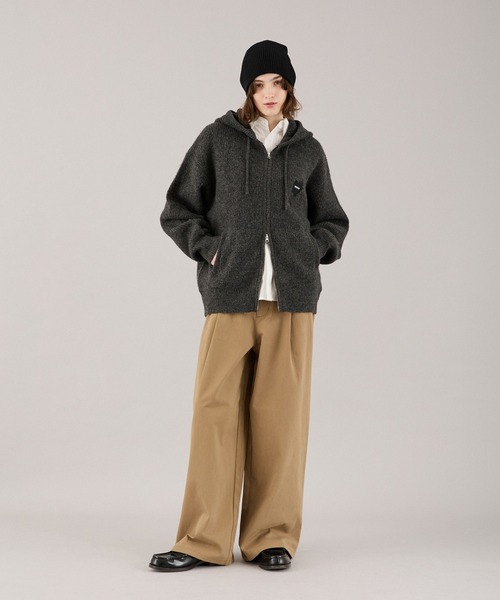 ONCILY(オンシェリー)の「MELTING HEART WIDE CHINO PANTS / メルティングハートワイドチノパンツ(チノパンツ・メンズ・ブラウン/ベージュ/カーキ・SMALL/MEDIUM/LARGE)」の10枚目の写真