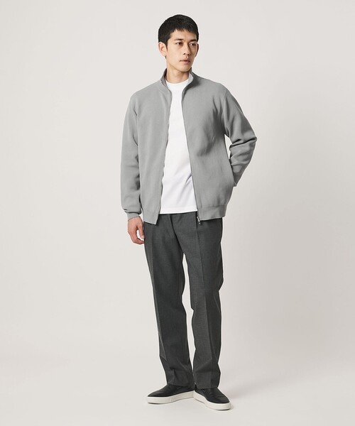 UNITED ARROWS（ユナイテッドアローズ）の「ポリエステル ドライバーズニット UA COZY ウォッシャブル（カーディガン/ボレロ・メンズ・ブラック/ライトグレー・XL/L/S/M）」の8枚目の写真