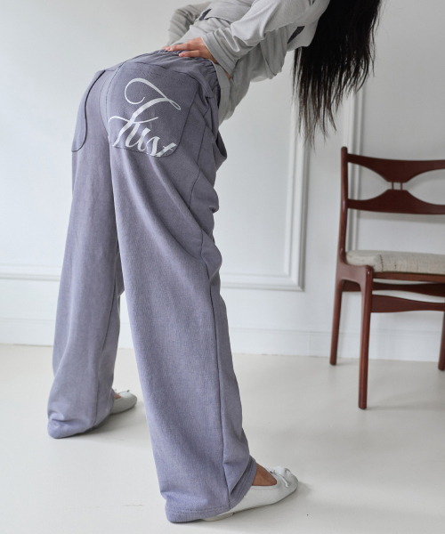 PORTERNA(ポルテナ)の「シルバーグリッター ピグメント スウェットパンツ - アッシュパープル(スウェットパンツ・レディース・その他・FREE(OS))」の6枚目の写真