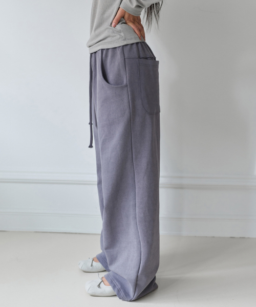 PORTERNA(ポルテナ)の「シルバーグリッター ピグメント スウェットパンツ - アッシュパープル(スウェットパンツ・レディース・その他・FREE(OS))」の8枚目の写真