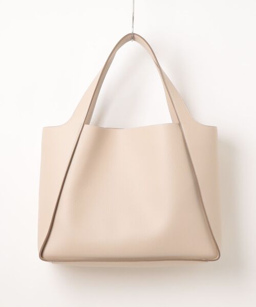 STELLA McCARTNEY（ステラマッカートニー）の「Stella Logo Tote Bag / ステラ ロゴ トートバッグ（トートバッグ・レディース・クリーム・ONE SIZE）」の2枚目の写真