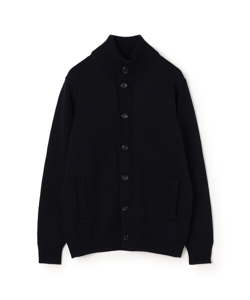 TOMORROWLAND (トゥモローランド)の「TOMORROWLAND tricot メリノウール スタンドカラーニットカーディガン(ニット/セーター・メンズ・チャコールグレー/ネイビー/ブラウン/ブルー・L/M/S)」の1枚目の写真