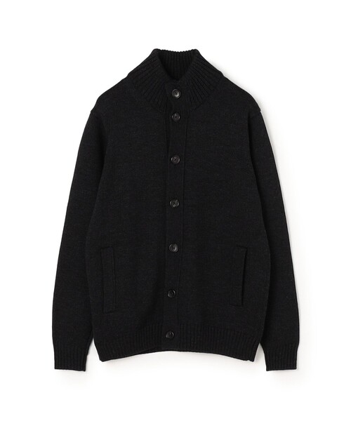TOMORROWLAND (トゥモローランド)の「TOMORROWLAND tricot メリノウール スタンドカラーニットカーディガン(ニット/セーター・メンズ・チャコールグレー/ネイビー/ブラウン/ブルー・L/M/S)」の2枚目の写真