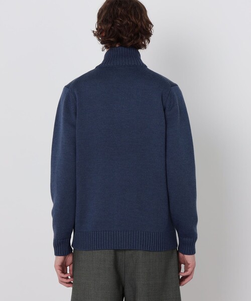 TOMORROWLAND (トゥモローランド)の「TOMORROWLAND tricot メリノウール スタンドカラーニットカーディガン(ニット/セーター・メンズ・チャコールグレー/ネイビー/ブラウン/ブルー・L/M/S)」の9枚目の写真