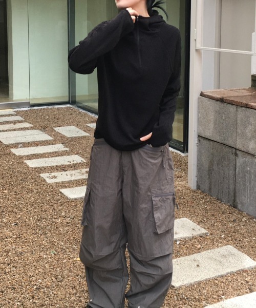 FAVORITO(ファヴォリート)の「フード付きトップス(その他トップス・レディース・グレー/ブラック/ホワイト・F)」の19枚目の写真