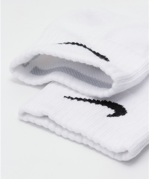 NIKE（ナイキ）の「【NIKE】3Pコットンクォーターソックス（ソックス/靴下・レディース・ホワイト・FREE）」の6枚目の写真