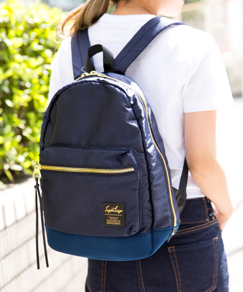 Legato Largo(レガートラルゴ)の「【Legato Largo】レガートラルゴ ナイロンリュック/バックパック(バックパック/リュック・レディース・ブラック/ネイビー/キャメル/カーキ/マルチ・FREE)」の3枚目の写真