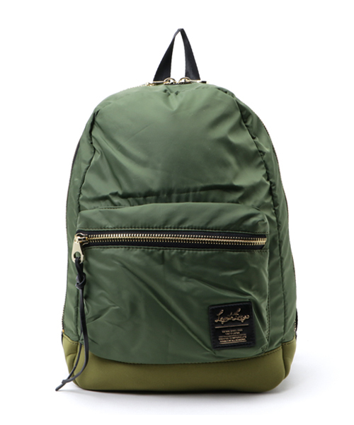 Legato Largo(レガートラルゴ)の「【Legato Largo】レガートラルゴ ナイロンリュック/バックパック(バックパック/リュック・レディース・ブラック/ネイビー/キャメル/カーキ/マルチ・FREE)」の2枚目の写真