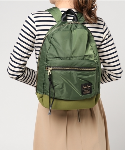 Legato Largo(レガートラルゴ)の「【Legato Largo】レガートラルゴ ナイロンリュック/バックパック(バックパック/リュック・レディース・ブラック/ネイビー/キャメル/カーキ/マルチ・FREE)」の22枚目の写真