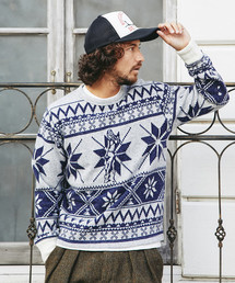 HYSTERIC GLAMOUR | NORDIC PATTERNジャカ-ド SW(スウェット)