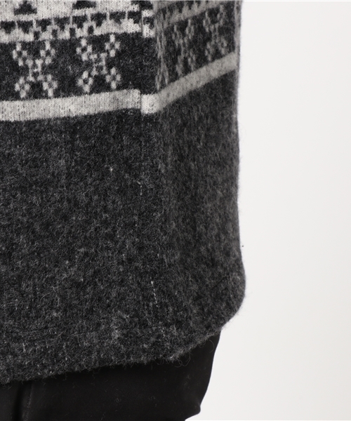 HYSTERIC GLAMOUR(ヒステリックグラマー)の「NORDIC PATTERNジャカ-ド SW(スウェット・メンズ・ホワイト系その他/グレー系その他/ブラック系その他・SMALL/MEDIUM/LARGE)」の6枚目の写真