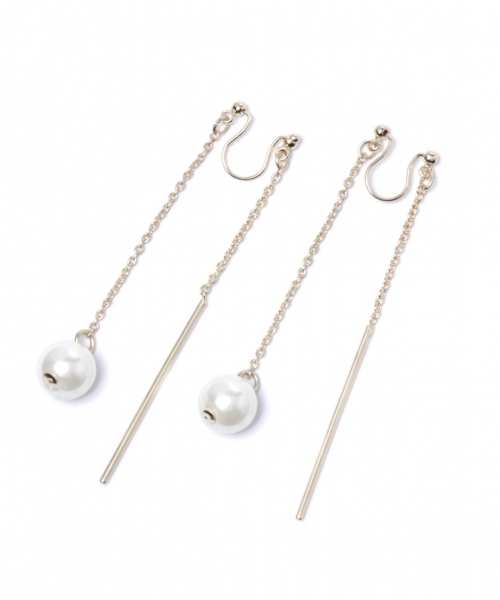 GLOBAL WORK（グローバルワーク）の「アソートデザインイヤリング/739503（イヤリング・レディース・ホワイト/ダークブラウン/イエロー/ライトイエロー・FREE）」の2枚目の写真