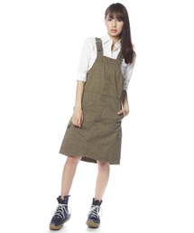 BEAMS BOY | H / 東ドイツ軍 カモ ジャンパースカート(ワンピース)