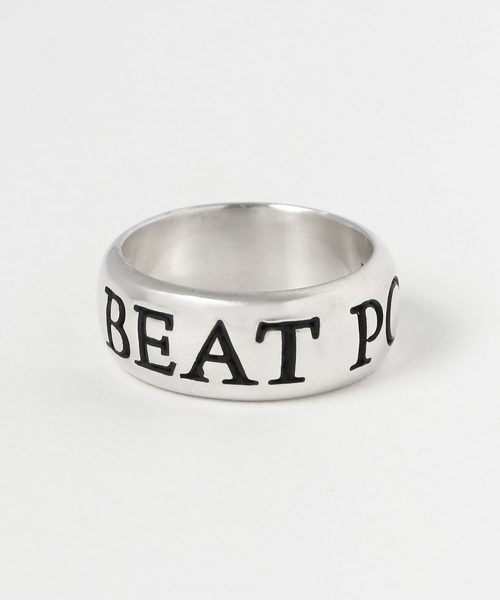 HYSTERIC GLAMOUR BEAT POETRY リング HYSTERIC GLAMOUR（ヒステリックグラマー）の「BEAT POETRY ロゴ