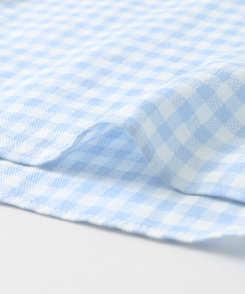 URBAN RESEARCH（アーバンリサーチ）の「 UR BACKリボンギンガムブラウス （シャツ/ブラウス・レディース・ブラック/サックスブルー/ベージュ・FREE）」の9枚目の写真