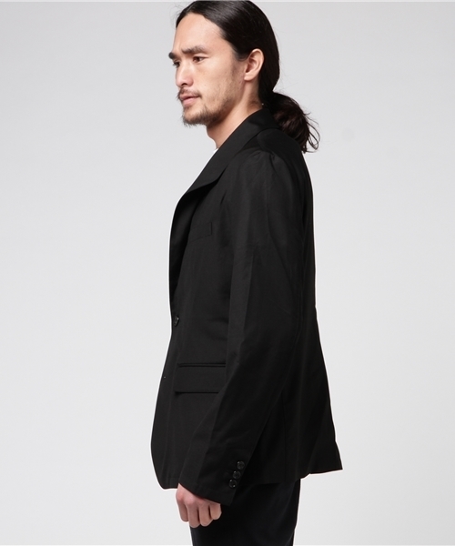 Luv maison（ラブメゾン）の「TRイタリアンカラージャケット（テーラードジャケット・メンズ・ブラック・M/L/XL）」の2枚目の写真