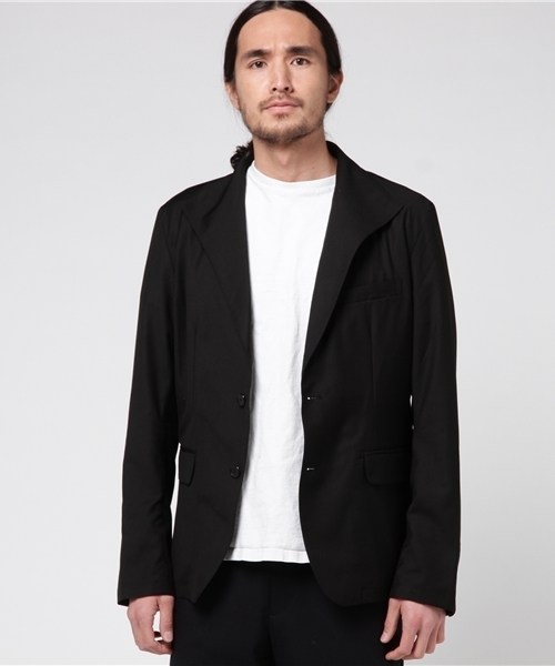 Luv maison（ラブメゾン）の「TRイタリアンカラージャケット（テーラードジャケット・メンズ・ブラック・M/L/XL）」の4枚目の写真