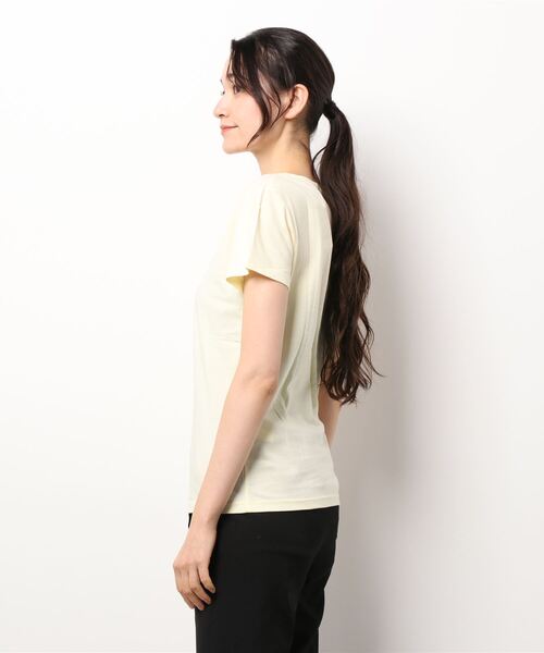 cepo(セポ)の「キンシメローTシャツ(Tシャツ/カットソー・レディース・グレー/オフホワイト/ネイビー/ダークブルー/イエロー/パープル/ブルー・L/M)」の8枚目の写真