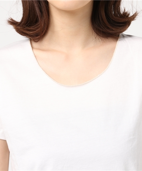 cepo(セポ)の「キンシメローTシャツ(Tシャツ/カットソー・レディース・グレー/オフホワイト/ネイビー/ダークブルー/イエロー/パープル/ブルー・L/M)」の11枚目の写真