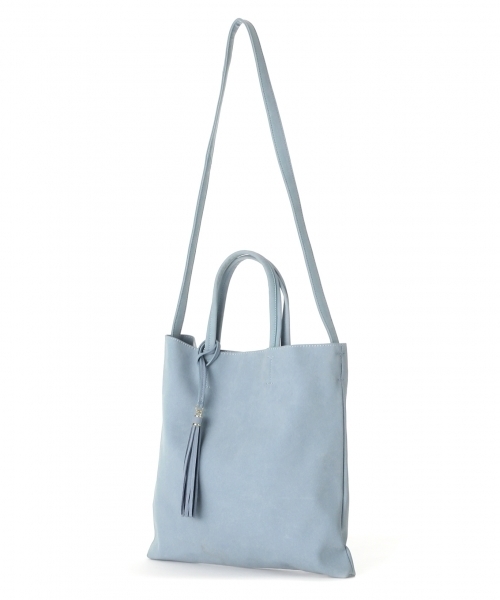 GLOBAL WORK(グローバルワーク)の「フェイクスエードトート/764067(トートバッグ・レディース・ピンク/ベージュ/ブルー・FREE)」の10枚目の写真