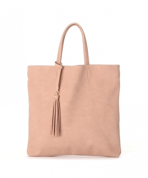 GLOBAL WORK(グローバルワーク)の「フェイクスエードトート/764067(トートバッグ・レディース・ピンク/ベージュ/ブルー・FREE)」の13枚目の写真