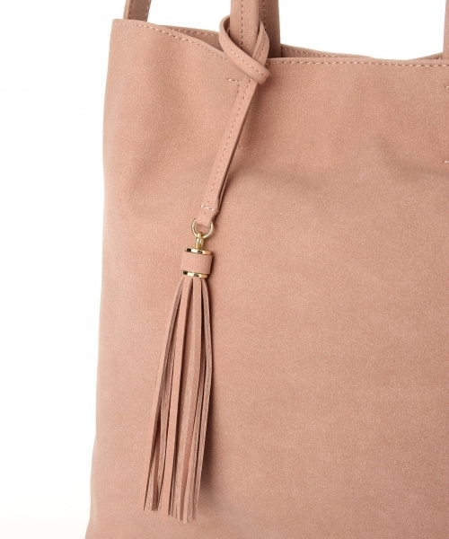 GLOBAL WORK(グローバルワーク)の「フェイクスエードトート/764067(トートバッグ・レディース・ピンク/ベージュ/ブルー・FREE)」の16枚目の写真