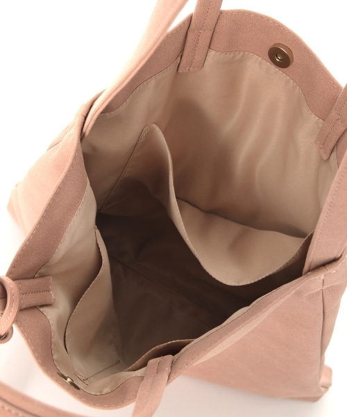 GLOBAL WORK(グローバルワーク)の「フェイクスエードトート/764067(トートバッグ・レディース・ピンク/ベージュ/ブルー・FREE)」の17枚目の写真