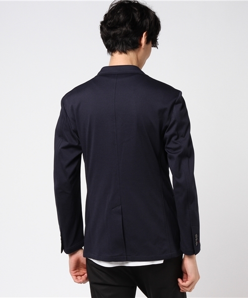 CROWDED CLOSET(クラウデッドクローゼット)の「コットンモクロディージャージジャケット(スーツジャケット・メンズ・グレー/ネイビー・S/L/M)」の10枚目の写真