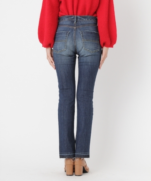 Andemiu（アンデミュウ）の「ブーツカットデニムパンツ769064（デニムパンツ・レディース・インディゴブルー/ライトブルー・MEDIUM/SMALL/X-SMALL）」の11枚目の写真