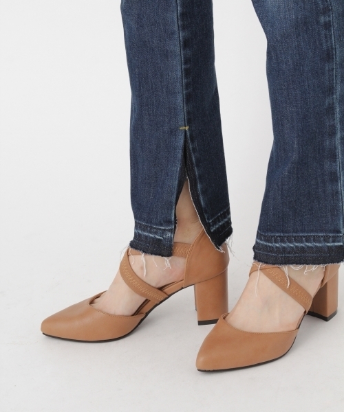 Andemiu（アンデミュウ）の「ブーツカットデニムパンツ769064（デニムパンツ・レディース・インディゴブルー/ライトブルー・MEDIUM/SMALL/X-SMALL）」の15枚目の写真