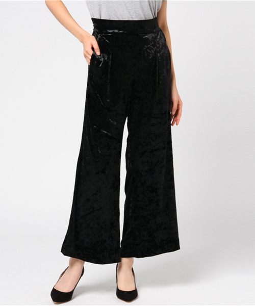 laboratory work（ラボラトリーワーク）の「クラッシュベロアフレアーパンツ（その他パンツ・レディース・ブラック/キャメル/ネイビー・MEDIUM）」の18枚目の写真