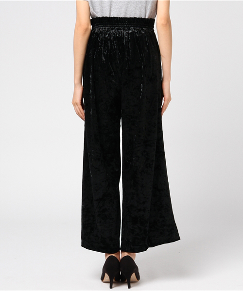 laboratory work（ラボラトリーワーク）の「クラッシュベロアフレアーパンツ（その他パンツ・レディース・ブラック/キャメル/ネイビー・MEDIUM）」の5枚目の写真