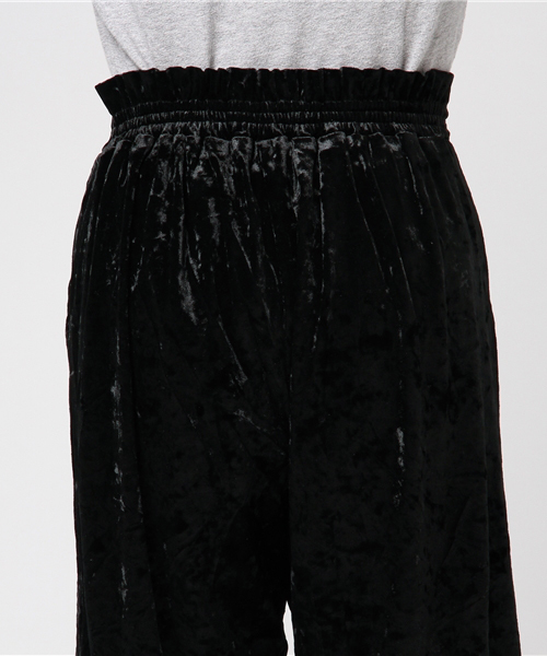 laboratory work（ラボラトリーワーク）の「クラッシュベロアフレアーパンツ（その他パンツ・レディース・ブラック/キャメル/ネイビー・MEDIUM）」の7枚目の写真