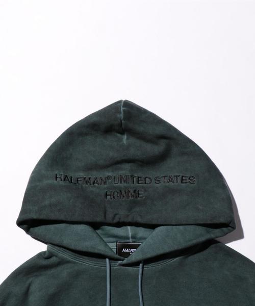 HALFMAN（ハーフマン）の「＜HALFMAN＞ PIG HOODIE/パーカ ◆（パーカー・メンズ・パープル/オリーブ・MEDIUM/LARGE）」の4枚目の写真