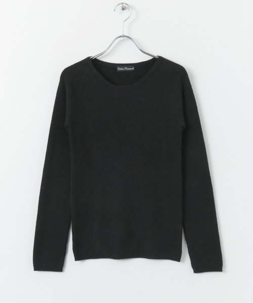 URBAN RESEARCH（アーバンリサーチ）の「カシミヤ混クルーネックリブニット（ニット/セーター・レディース・ブラック/オフホワイト/ピンク/イエロー・FREE）」の13枚目の写真