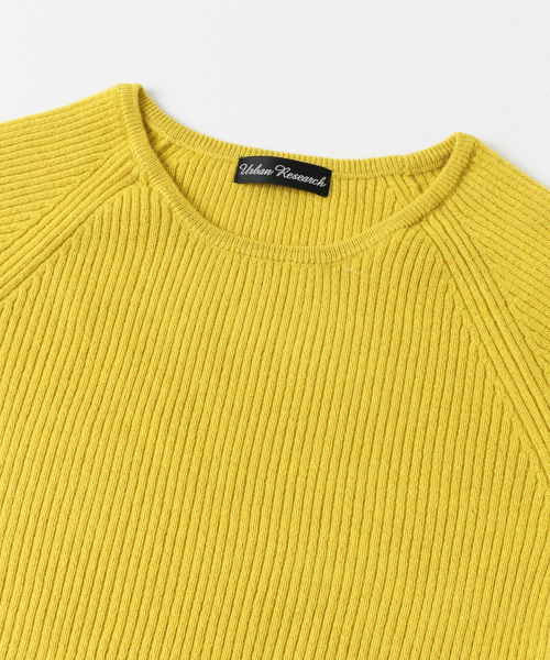 URBAN RESEARCH（アーバンリサーチ）の「カシミヤ混クルーネックリブニット（ニット/セーター・レディース・ブラック/オフホワイト/ピンク/イエロー・FREE）」の16枚目の写真