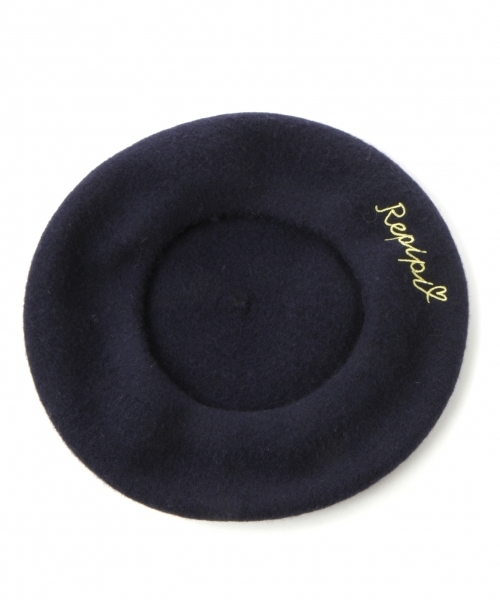 repipi armario（レピピ アルマリオ）の「シシュウウールベレー２（ハンチング/ベレー帽・キッズ・ホワイト/ライトブルー/ネイビー/グレー/ライトピンク・FREE）」の7枚目の写真