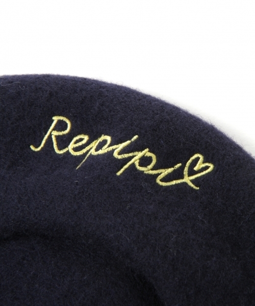 repipi armario（レピピ アルマリオ）の「シシュウウールベレー２（ハンチング/ベレー帽・キッズ・ホワイト/ライトブルー/ネイビー/グレー/ライトピンク・FREE）」の8枚目の写真