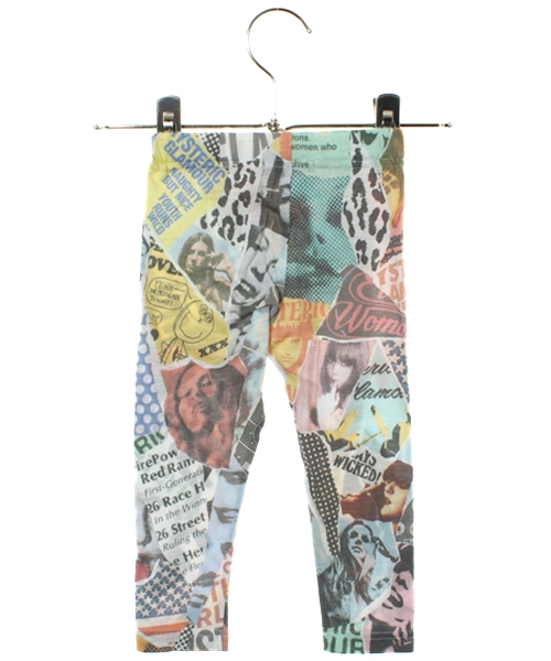JOEY HYSTERIC(ジョーイヒステリック)の「TALKING HYS総柄 レギンス(レギンス/スパッツ・キッズ・マルチ・X-SMALL/SMALL/MEDIUM)」の2枚目の写真