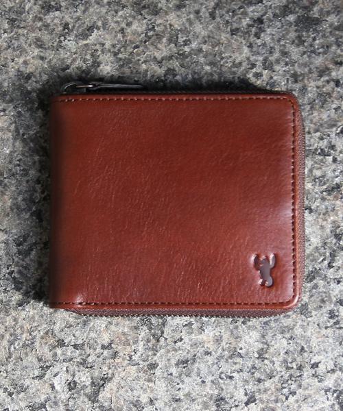 coen(コーエン)の「イタリアンレザージップウォレット(財布・メンズ・ブラック/ダークブラウン/ライトブラウン・FREE)」の3枚目の写真