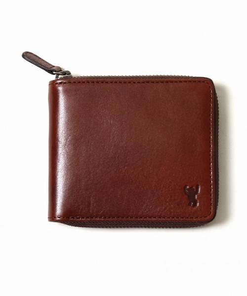 coen(コーエン)の「イタリアンレザージップウォレット(財布・メンズ・ブラック/ダークブラウン/ライトブラウン・FREE)」の5枚目の写真