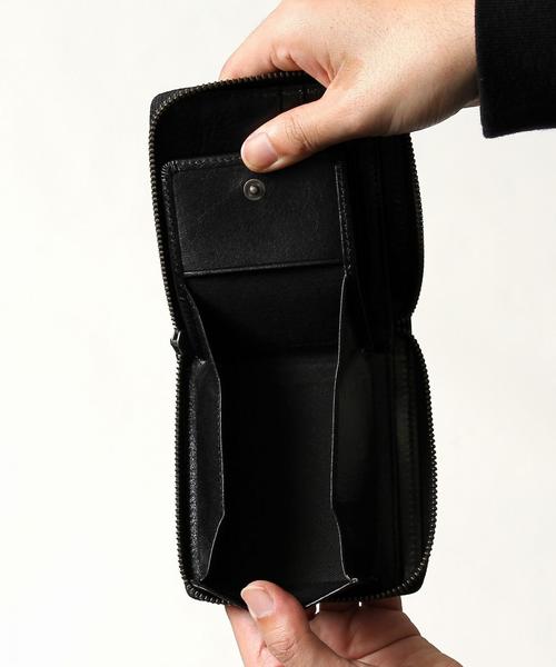 coen(コーエン)の「イタリアンレザージップウォレット(財布・メンズ・ブラック/ダークブラウン/ライトブラウン・FREE)」の15枚目の写真