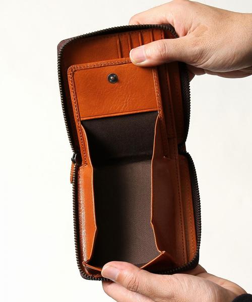 coen(コーエン)の「イタリアンレザージップウォレット(財布・メンズ・ブラック/ダークブラウン/ライトブラウン・FREE)」の17枚目の写真