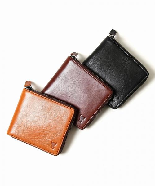coen(コーエン)の「イタリアンレザージップウォレット(財布・メンズ・ブラック/ダークブラウン/ライトブラウン・FREE)」の8枚目の写真