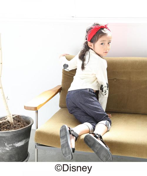 coen(コーエン)の「【coen キッズ / ジュニア】コーエン限定Disney(ディズニー)MICKEY(ミッキー)ラグランTシャツ(Tシャツ/カットソー・キッズ・オフホワイト/グレー・140/110/130/150/120/100)」の12枚目の写真