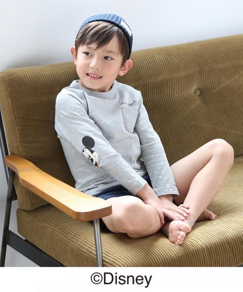 coen(コーエン)の「【coen キッズ / ジュニア】コーエン限定Disney(ディズニー)MICKEY(ミッキー)ラグランTシャツ(Tシャツ/カットソー・キッズ・オフホワイト/グレー・140/110/130/150/120/100)」の13枚目の写真