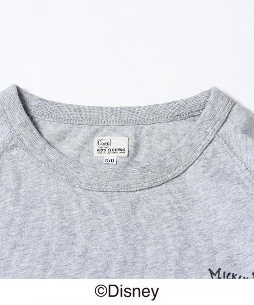 coen(コーエン)の「【coen キッズ / ジュニア】コーエン限定Disney(ディズニー)MICKEY(ミッキー)ラグランTシャツ(Tシャツ/カットソー・キッズ・オフホワイト/グレー・140/110/130/150/120/100)」の17枚目の写真