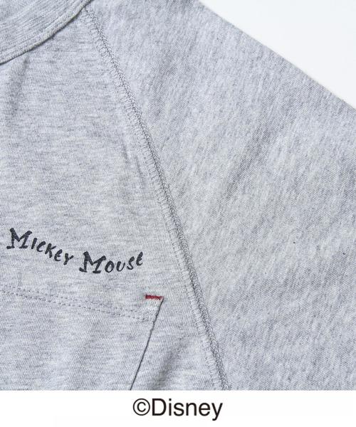 coen(コーエン)の「【coen キッズ / ジュニア】コーエン限定Disney(ディズニー)MICKEY(ミッキー)ラグランTシャツ(Tシャツ/カットソー・キッズ・オフホワイト/グレー・140/110/130/150/120/100)」の8枚目の写真